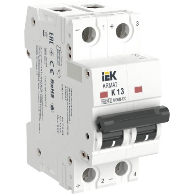 ARMAT Авт. выкл. M06N-DC 2P K 13А IEK