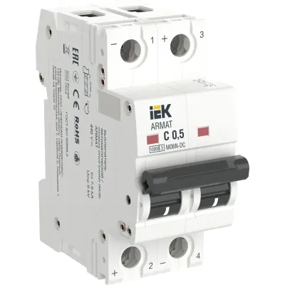 ARMAT Авт. выкл. M06N-DC 2P C 0,5А IEK
