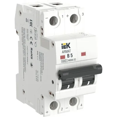 ARMAT Авт. выкл. M06N-DC 2P B 5А IEK
