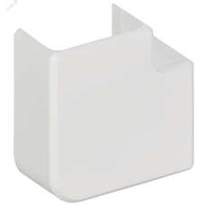 METRA MINI Поворот на 90град 15х10мм белый