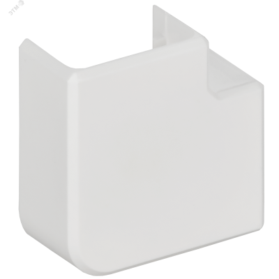 METRA MINI Поворот на 90град 15х10мм белый