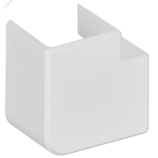 METRA MINI Поворот на 90град 16х16мм белый