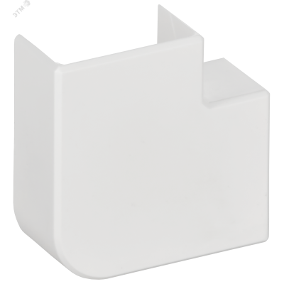 METRA MINI Поворот на 90град 24х14мм белый