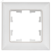 BRITE Рамка 1-местная РУ-1-БрАБ арктический белый/белый IEK