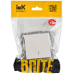 BRITE Выключатель одноклавишный с индикацией 10А ВС10-1-1-БрЖ жемчуг