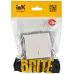 BRITE Выключатель одноклавишный с индикацией 10А ВС10-1-1-БрЖ жемчуг