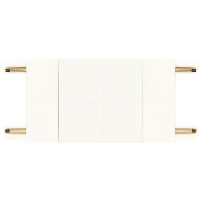 Коннектор прямой для тонкого магнитного трекового шинопровода белый TRM-S5-SC WH