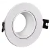 Светильник 4104 встраиваемый декоративный под лампу MR16 круг пластиковый белый
