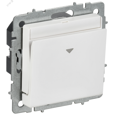 BRITE Выключатель карточный 30А ВС10-1-8-БрАБ арктический белый IEK