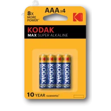 Батарейки Kodak LR03-4BL MAX SUPER Alkaline [K3A-4] (40/200/32000)