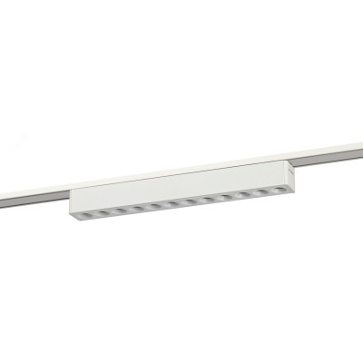Светильник светодиодный трековый с направленным светом для тонкой магнитной системы 12Вт 4000К белый TRM-S5-2-12W4K WH