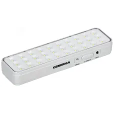 Светильник светодиодный аккумуляторный ДБА 1030 непостоянного действия 30LED 5ч 3 Вт GENERICA