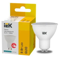 Лампа LED ALFA PAR16 софит 8Вт 230В 4000К GU10