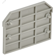 Заглушка для CTS-MC 3 вывода 4мм2 серая IEK