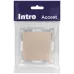 Переключатель Intro Accent 6-103-04 , 10А-250В, IP20, СУ, AL/CU, шампань