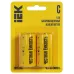 Батарейка щелочная Alkaline LR14/C (2шт/блистер) IEK