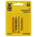 Батарейка щелочная Alkaline LR06/AA (2шт/блистер) IEK