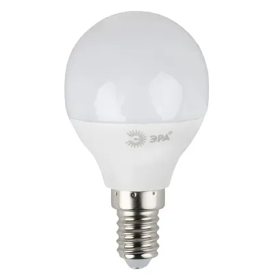 Лампочка светодиодная ЭРА STD LED P45-7W-860-E14 E14 / Е14 7Вт шар холодный дневной свет