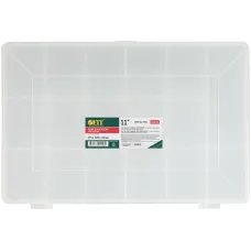 Ящик для крепежа (органайзер) прозрачный 11'' (27.5x18.5x4.2 см)