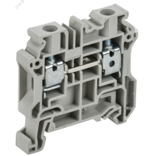 ARMAFIX Колодка клеммная CY6 винтовая 6мм2 проходная серая Ex IEK