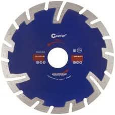 Диск отрезной алмазный, сегментный усиленный турбо , 125X2.3X8.3X22.2 мм