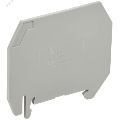 ARMAFIX Разделитель PPCY2.5/10 для колодок клеммных CY2.5-CY10 серый IEK