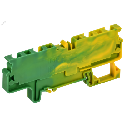ARMAFIX Клемма пружинная CX4-4 PE 4мм2 четырехконтактная заземляющая IEK