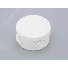 Тусо.Коробка расп. для о/п, D=60мм, Н=40мм  (белая)