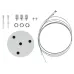 Светильник LED ЭРА Geometria SPO-132-W-40K-088 Ring 88Вт 4000К 8200Лм IP40 800*80 белый подвесной драйвер внутри