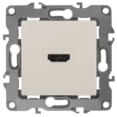 12-3114-02 ЭРА Розетка HDMI, IP20, Эра12, слоновая кость (10/100/3200)