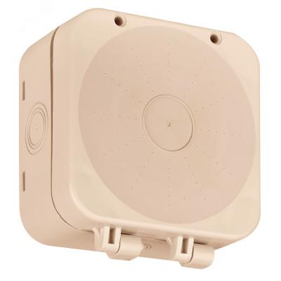 Коробка монтажная распределительная 133х120х60 мм для видеокамер двухкомпонентная HF IP68 бежевая