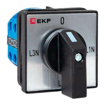 Переключатель кулачковый ПК-1-84 10А 4P для вольтметра (фазное напряжение) IP65