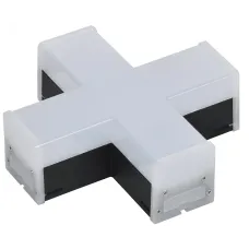 Светильник LED X-образный 1010 12Вт 6500К 180х180мм чер