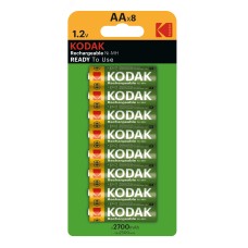 Аккумуляторы NiMH (никель-металлгидридные) Kodak HR6-8BL 2700mAh (48/384/16128)