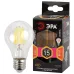 Лампочка светодиодная ЭРА F-LED A60-15W-827-E27 Е27 / Е27 15Вт филамент груша теплый белый свет Лампочка светодиодная ЭРА F-LED A60-15W-827-E27 Е27 / Е27 15Вт филамент груша теплый белый свет