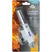 Горелка газовая на цанговый баллон, пласт.корпус, с пьезоподжигом, сопло 19 мм