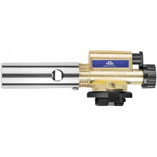 Горелка газовая на цанговый баллон, мет.корпус, с пьезоподжигом, керамич.изолятор, сопло 22 мм