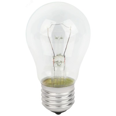 Лампа накаливания 75Вт 230В груша прозрачная цветная коробка A-75-E27-230-CL