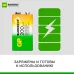 Аккумуляторы перезаряжаемые GP ReEnergy 20R8H 9V Крона, емкость 200 мАч - 1 шт. в блистере