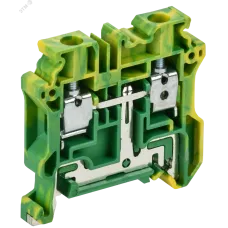 ARMAFIX Колодка клеммная CY6 PE винтовая 6мм2 проходная заземляющая Ex IEK