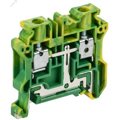 ARMAFIX Колодка клеммная CY6 PE винтовая 6мм2 проходная заземляющая Ex IEK