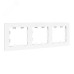 Эпика Рамка 3-местная белый пластик EKF Эпика Рамка 3-местная белый пластик EKF