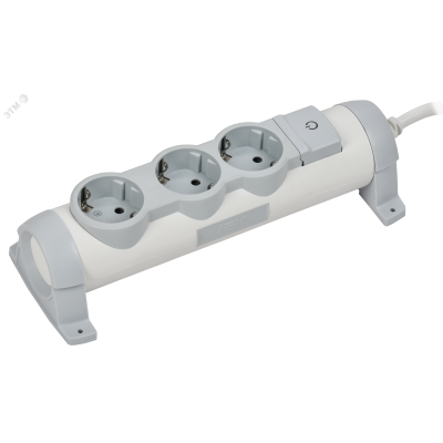 COMFORT Удлинитель У03К 3 места 2P+PE 3м 3х1,5мм2 16А белый IEK