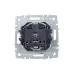 BRITE Розетка с заземлением с защитными шторками и крышкой 16А IP44 РСбш10-3-44-БрС сталь