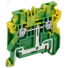 ARMAFIX Колодка клеммная CY2.5 PE винтовая 2,5мм2 проходная заземляющая Ex IEK