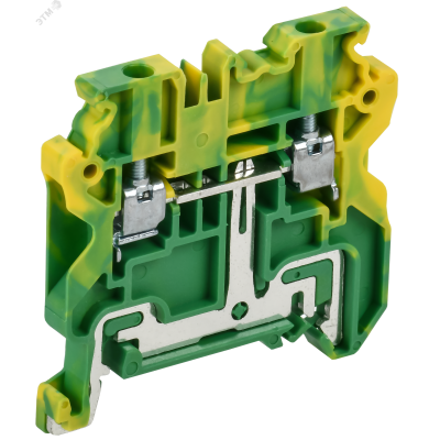 ARMAFIX Колодка клеммная CY2.5 PE винтовая 2,5мм2 проходная заземляющая Ex IEK