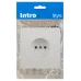 Розетка Intro Style 7-201-01 2P, 16А-250В, IP20, СУ, белый