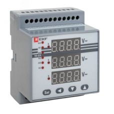 Вольтметр цифровой VD-G33 на DIN трехфазный PROxima