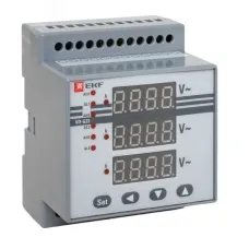 Вольтметр цифровой VD-G33 на DIN трехфазный PROxima