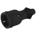 Розетка ЭРА RX11-B-IP44 каучуковая c заземлением 16А IP44 прямая черная